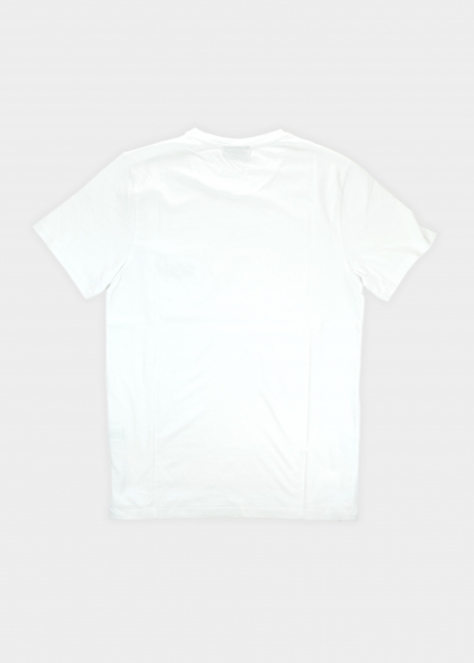 T-Shirt "egoFM Pocket" - weiß, unisex